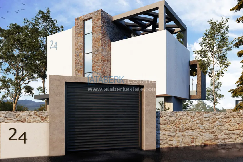 Новый проект элитного комплекса вилл в провинции Анталия, город Калкан - полуостров Теке 8 