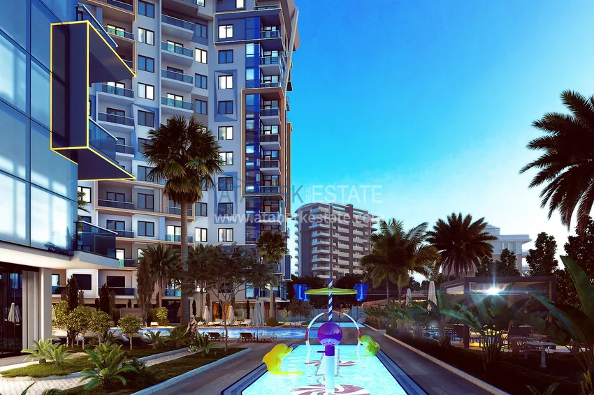 Квартира от инвестора в строящемся жилом комплексе, Алания, Махмутлар 9 