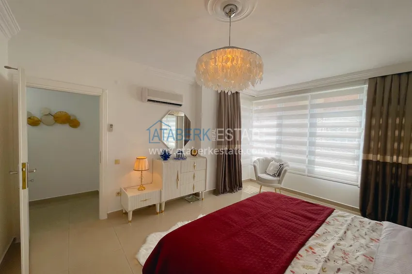 Приобрести Квартира в районе Оба – Алания трехкомнатная с мебелью 9 