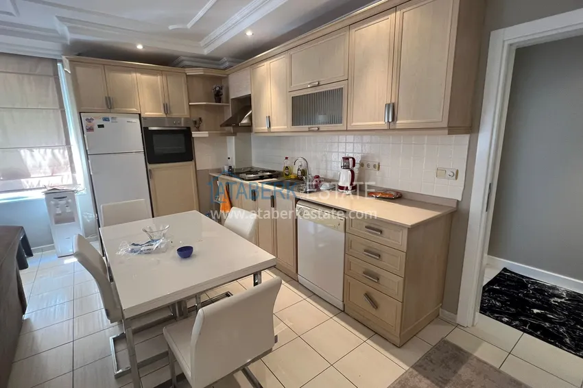 Приобрести Квартира 2+1 в районе Оба с мебелью и застекленным балконом в комфортабельном жилом комплексе 8 