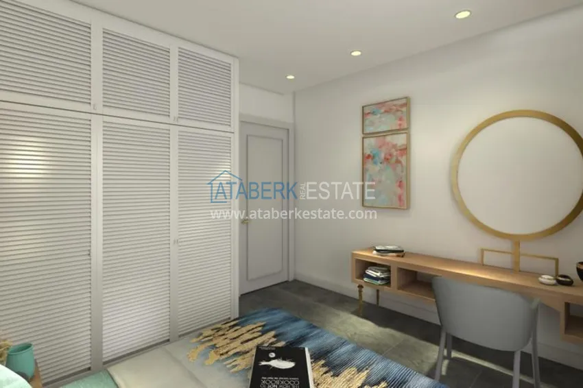 Приобрести Квартиры в Махмутларе в строящемся комплексе с возможностью оплаты в рассрочку 8 