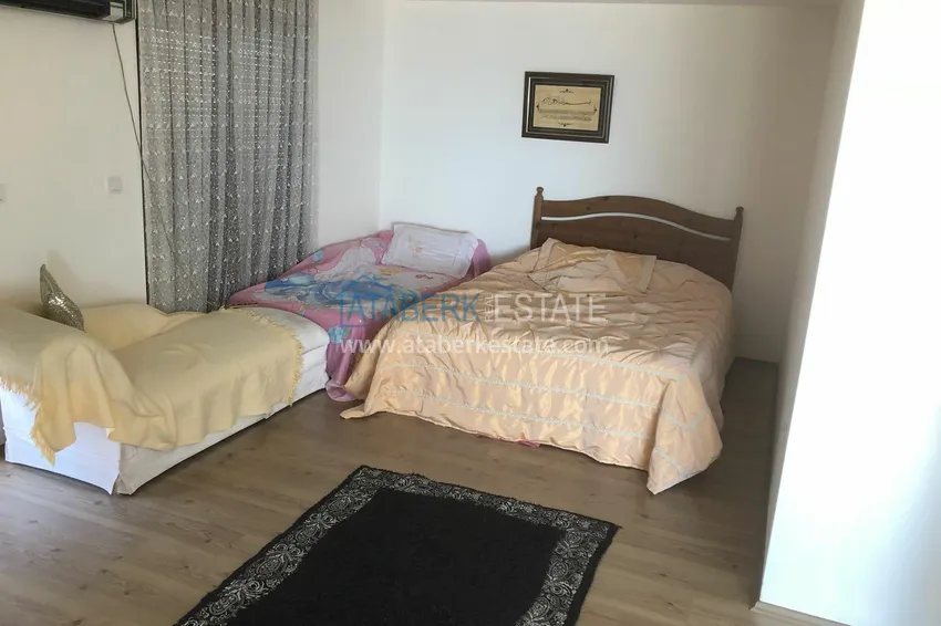 Приобрести Садовый дуплекс в Алании с видом на историческую крепость 8 