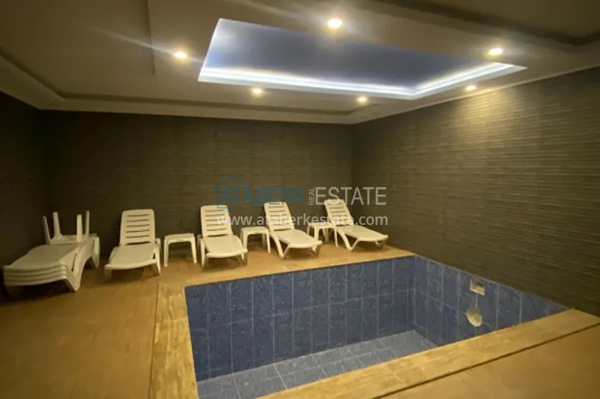 Двухкомнатная квартира с новой мебелью в Алании район Авсаллар - Новостройка 14 