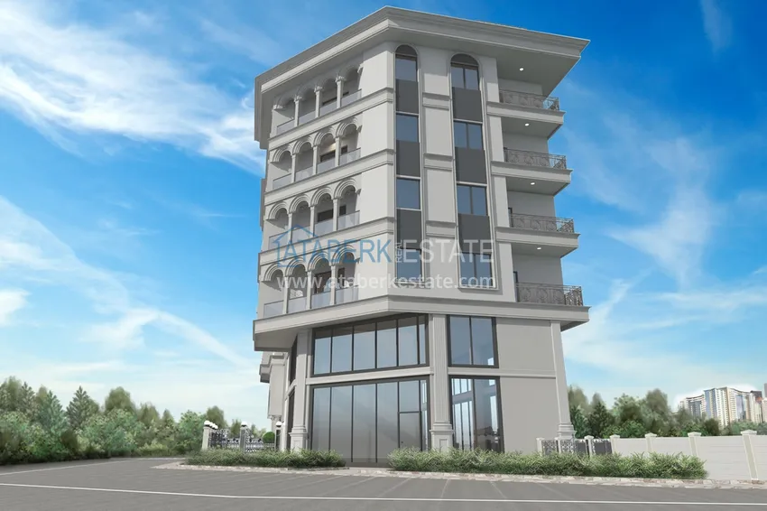 Квартиры в Махмутларе в строящемся комплексе с возможностью оплаты в рассрочку 10 
