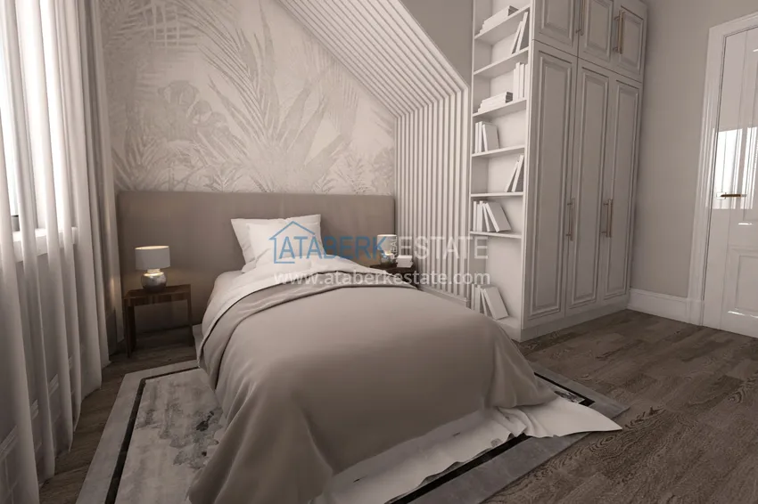 Приобрести Квартиры в Махмутларе в строящемся комплексе с возможностью оплаты в рассрочку 9 