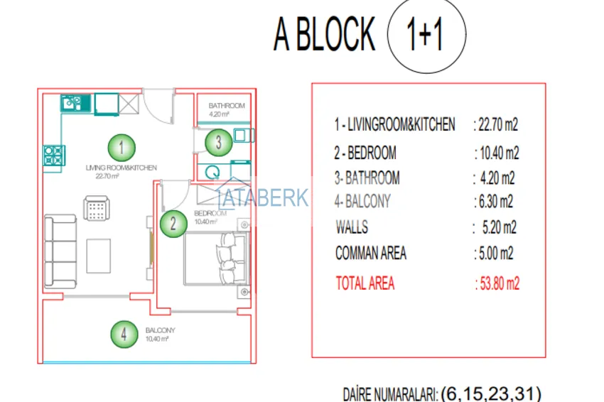 Купить дешево Квартира от инвестора в Махмутларе в строящемся комплексе 1 