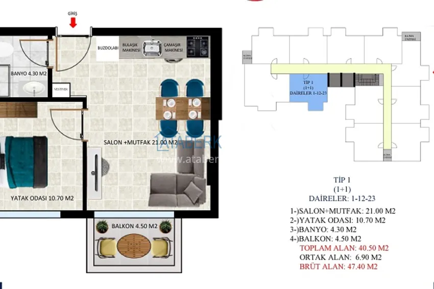 Купить дешево Квартиры в Алании - район Оба, от инвестора в строящемся комплексе 6 