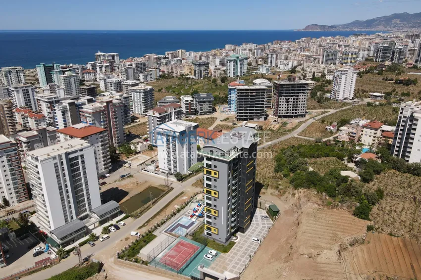 Квартира в Махмутларе, с частичным видом на море и мебелью 21 