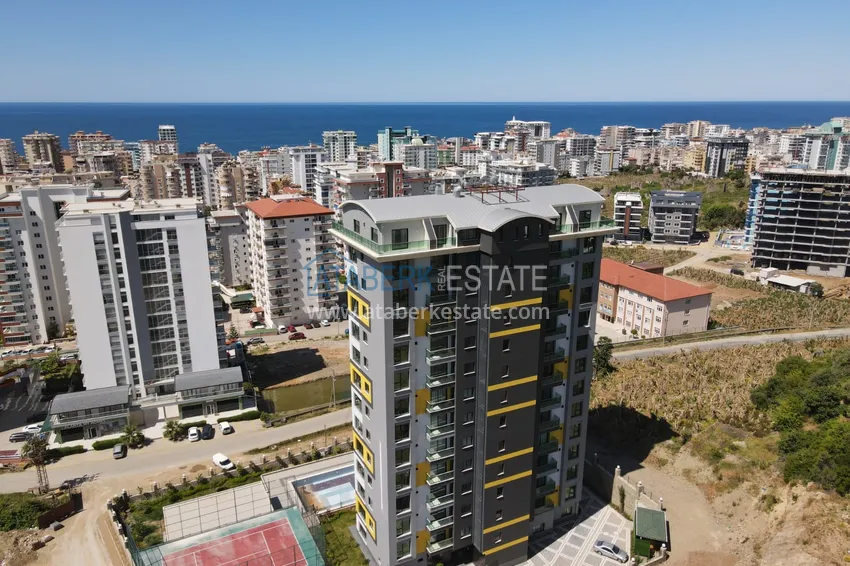 Квартира в Махмутларе, с частичным видом на море и мебелью 24 