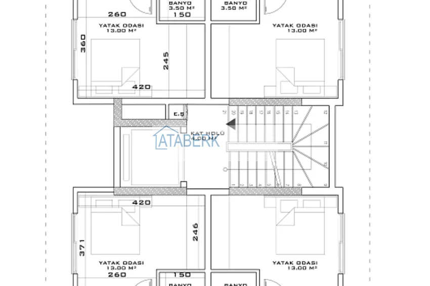 Купить дешево Квартиры и коммерческое помещение напрямую от застройщика в Алании, район Каргыджак - вторая береговая линия 8 