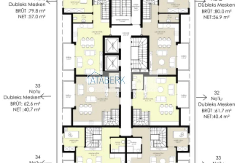 Купить дешево Новый жилой комплекс в центре Алании, район пляжа Клеопатра - квартиры от застройщика 3