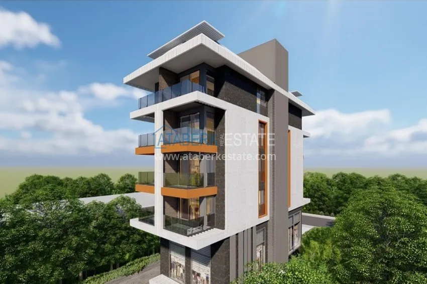 Квартиры и коммерческое помещение напрямую от застройщика в Алании, район Каргыджак - вторая береговая линия 4 