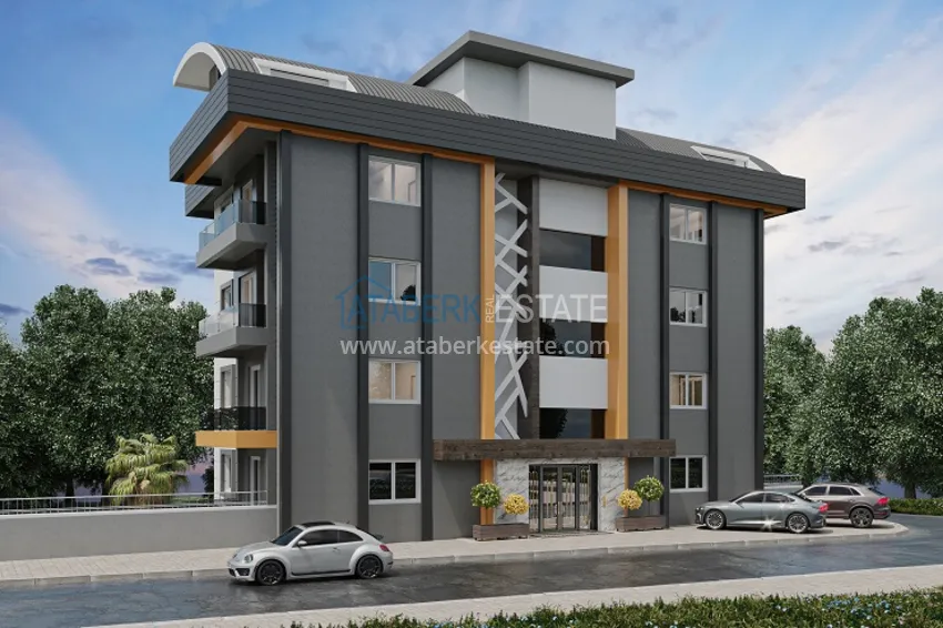 Доступная курортная недвижимость в Алании - Авсаллар на этапе строительства 2 