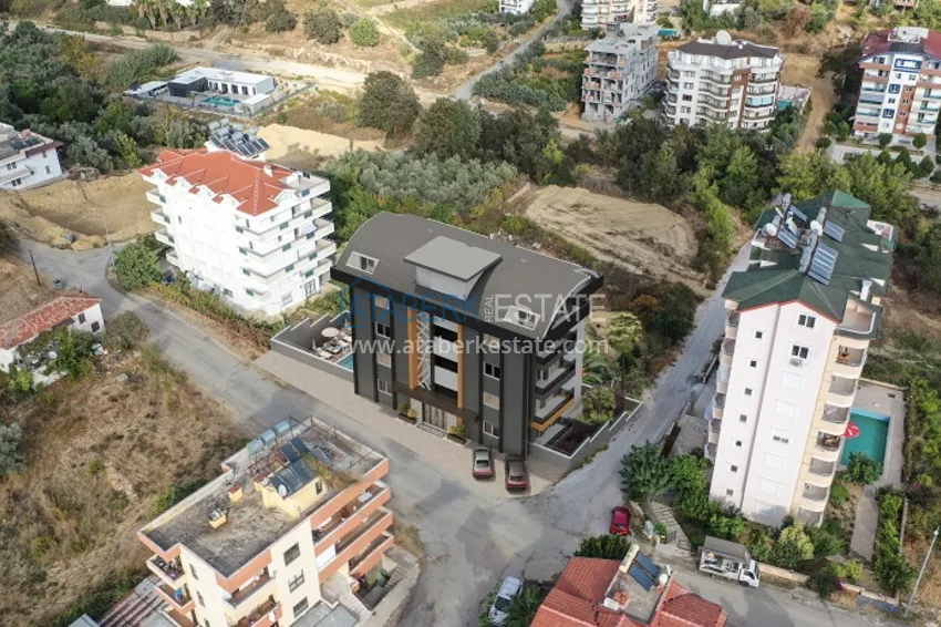Доступная курортная недвижимость в Алании - Авсаллар на этапе строительства 5 