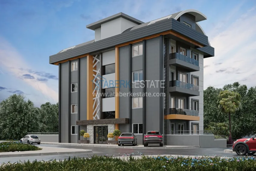 Доступная курортная недвижимость в Алании - Авсаллар на этапе строительства 7 