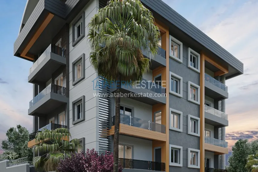 Доступная курортная недвижимость в Алании - Авсаллар на этапе строительства 9 