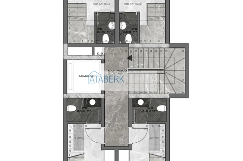 Купить дешево Квартиры и коммерческое помещение напрямую от застройщика в Алании, район Каргыджак - вторая береговая линия 3 