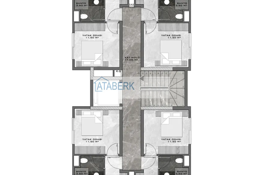 Купить дешево Квартиры и коммерческое помещение напрямую от застройщика в Алании, район Каргыджак - вторая береговая линия 5 