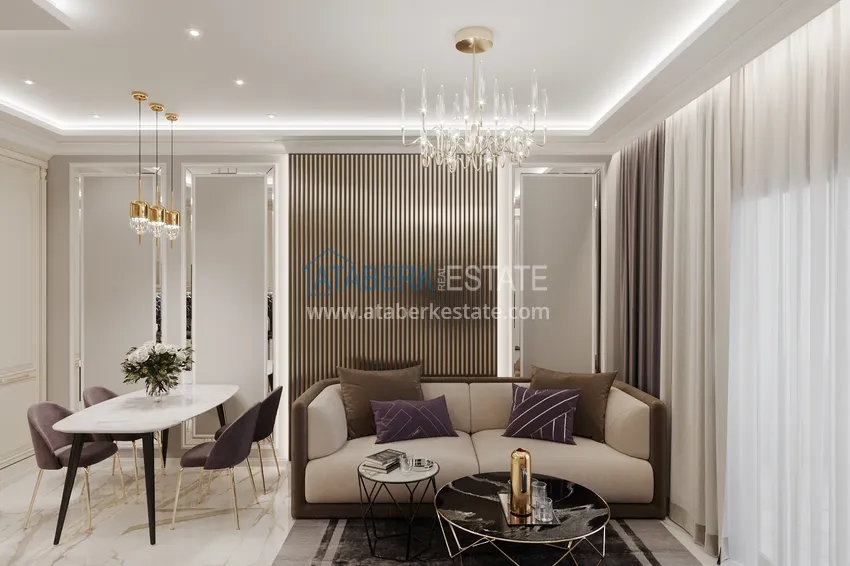 Приобрести Квартира от инвестора в Махмутларе в строящемся комплексе 3 