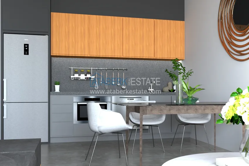 Приобрести Квартиры в центре Алании от инвестора в новом строящемся комплексе 4 