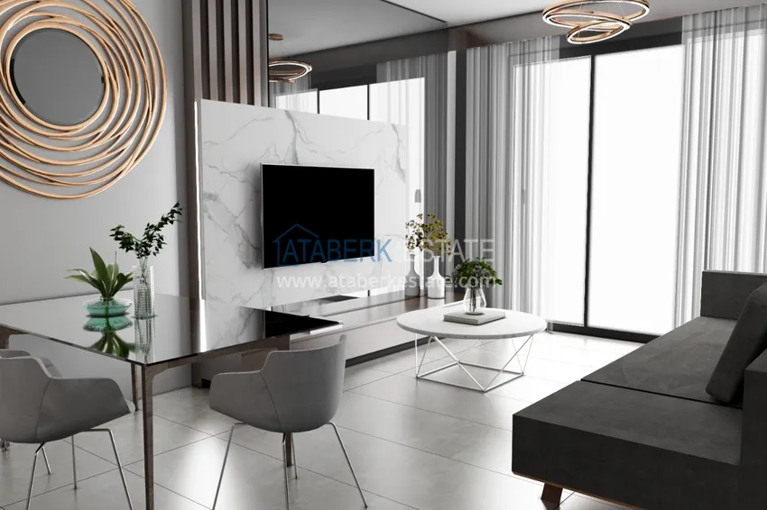 Приобрести Квартиры в центре Алании от инвестора в новом строящемся комплексе 1 