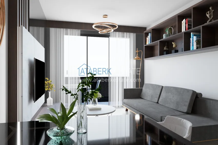 Приобрести Квартиры в центре Алании от инвестора в новом строящемся комплексе 2 