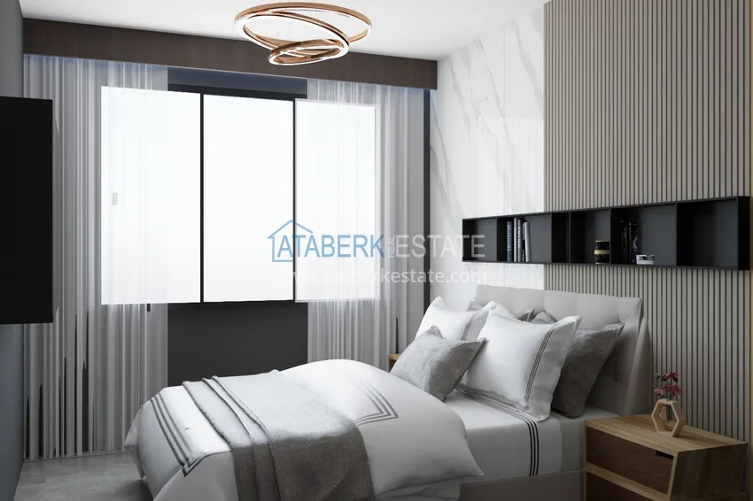 Приобрести Квартиры в центре Алании от инвестора в новом строящемся комплексе 5 