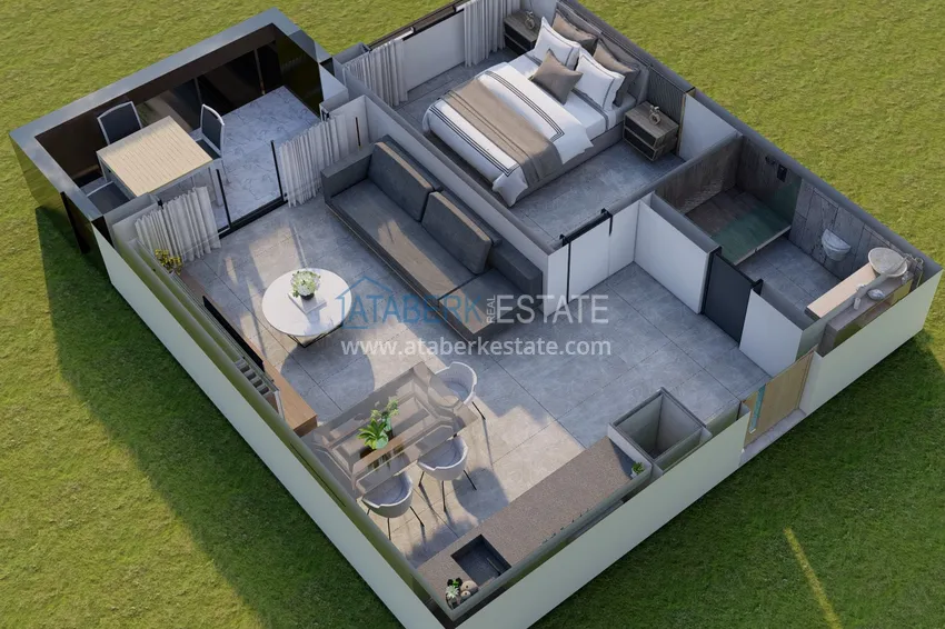 Купить дешево Квартиры в центре Алании от инвестора в новом строящемся комплексе 1 