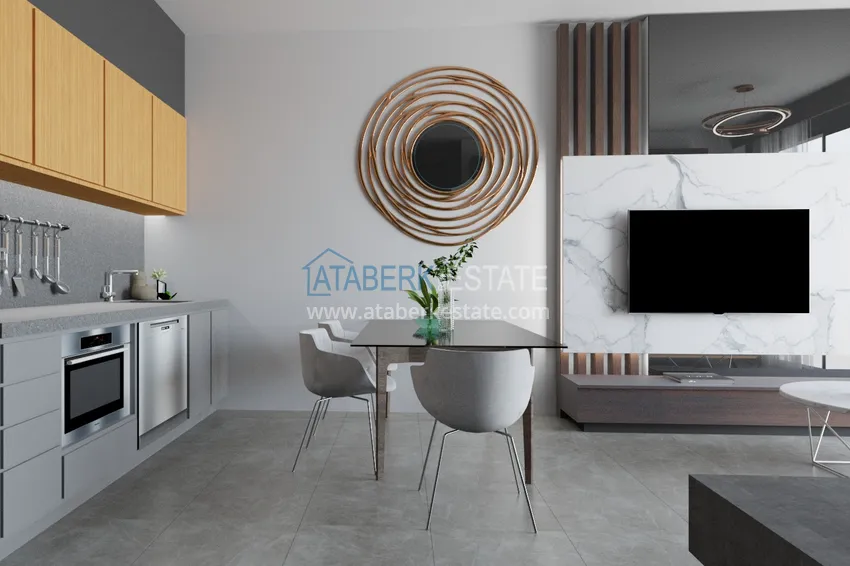 Приобрести Квартиры в центре Алании от инвестора в новом строящемся комплексе 3 