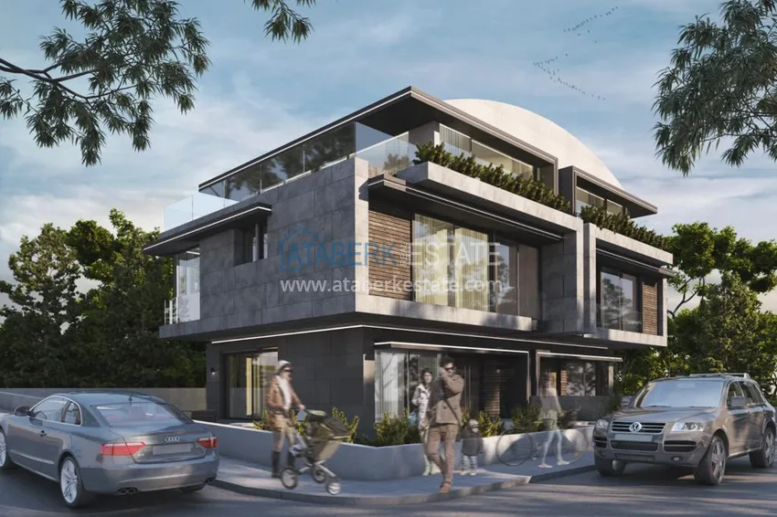 Вилла в Анталии район Лара – Эрменек на этапе строительства 1