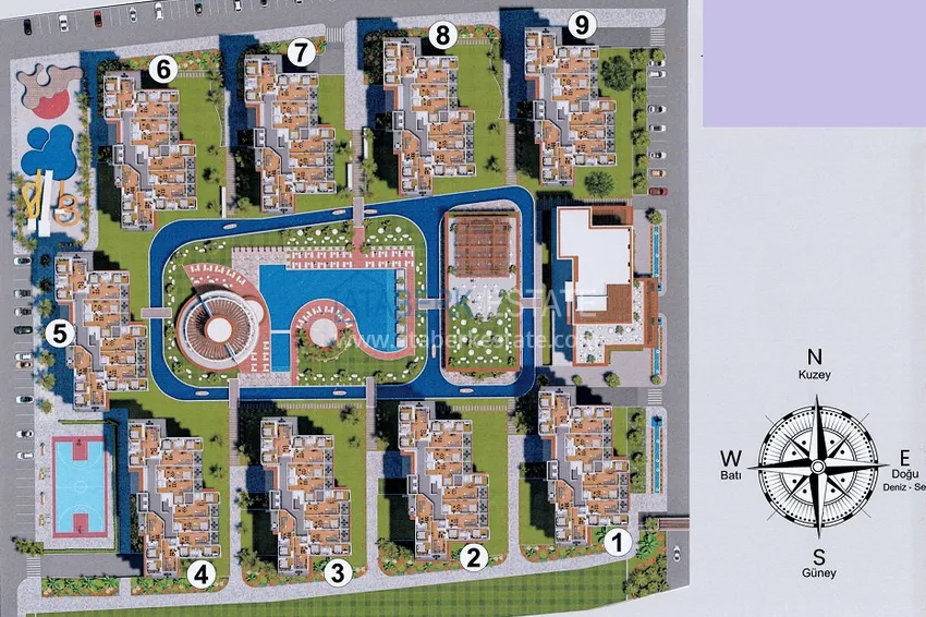Купить дешево Грандиозный проект - элитный жилой комплекс по концепции пятизвездочного отеля на Северном Кипре 1 