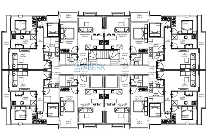 Купить дешево Старт продаж! Квартиры напрямую от застройщика в Алании - район Кестель 12 