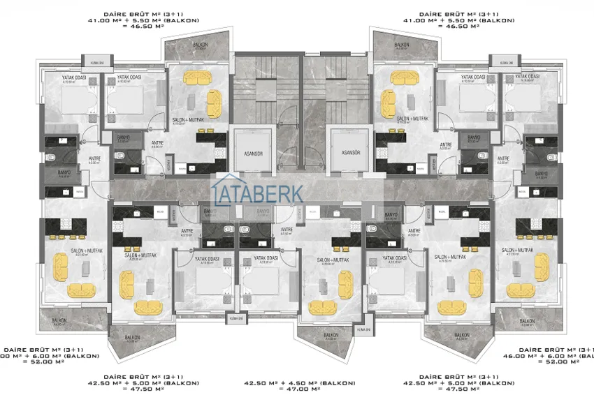 Купить дешево Новый проект жилой комплекс в районе Махмутлар! 4 