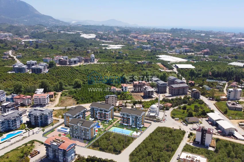 Новый проект малоэтажного жилого комплекса в Алании - район верхняя Оба 2 