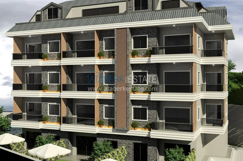 Новый проект бутик-комплекса в Алания – район Каргыджак 4 