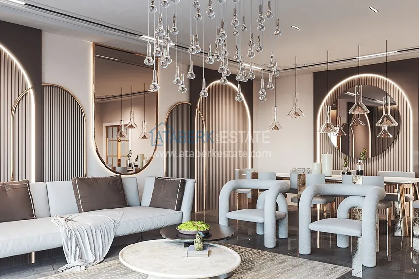 Приобрести Уникальный новый проект в районе Тепе – Алания. С правом на гражданство 1