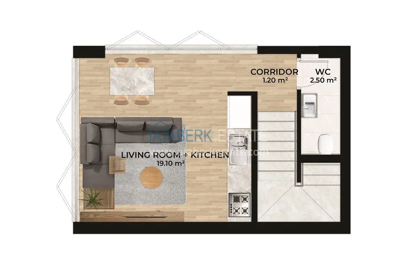 Купить дешево Новый проект элитных вилл – коттеджный комплекс в горном районе Алании, Тепе 7