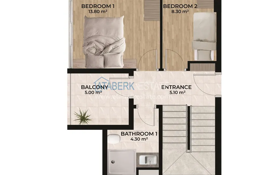 Купить дешево Новый проект элитных вилл – коттеджный комплекс в горном районе Алании, Тепе 5