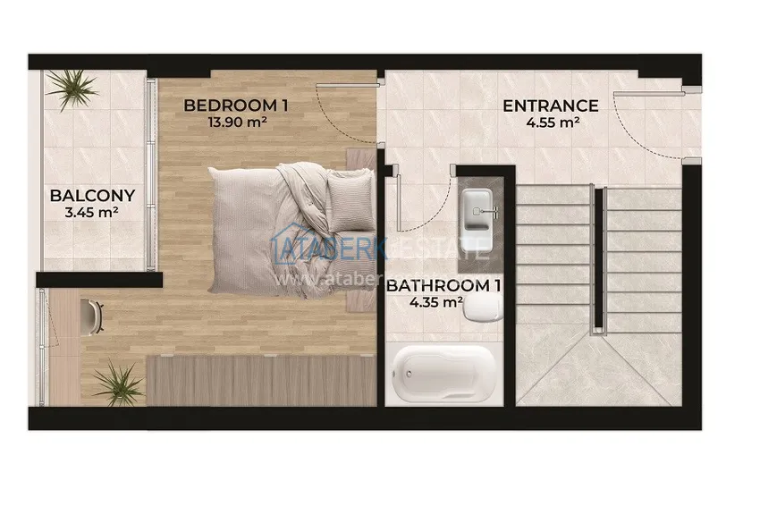 Купить дешево Новый проект элитных вилл – коттеджный комплекс в горном районе Алании, Тепе 8