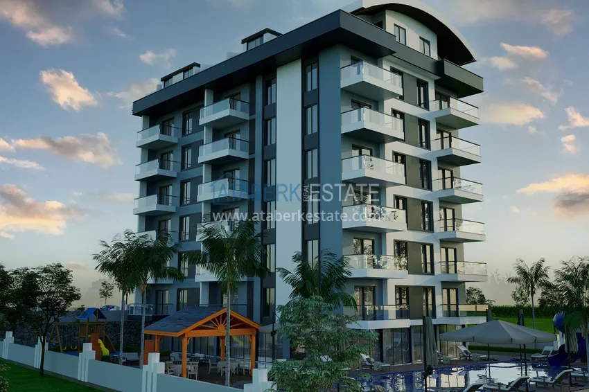 Перспективный инвестиционный проект жилого комплекса на этапе строительства в Газипаше - Алания 2 