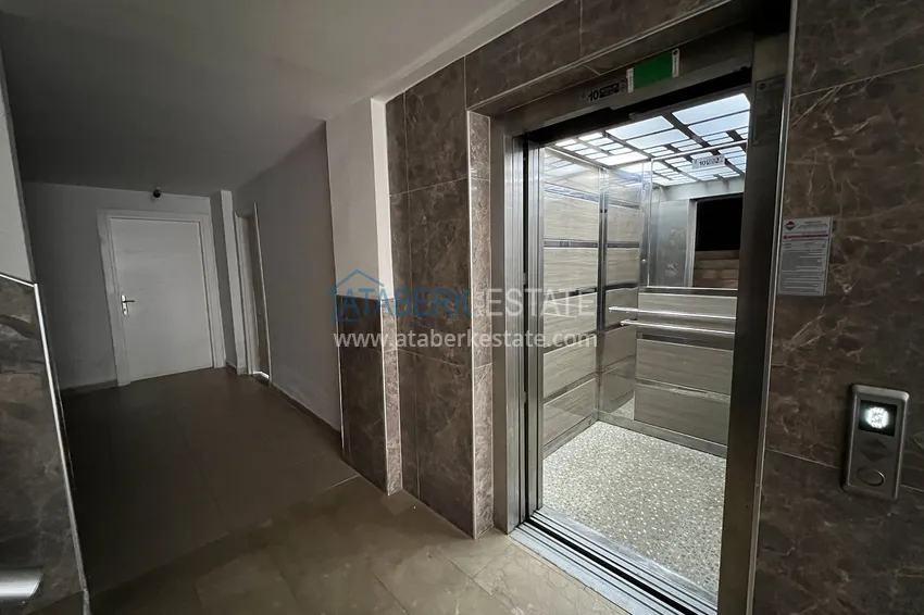 Дуплекс 2+1 в молодом комплексе - центр Алании, район пляжа Клеопатра 7