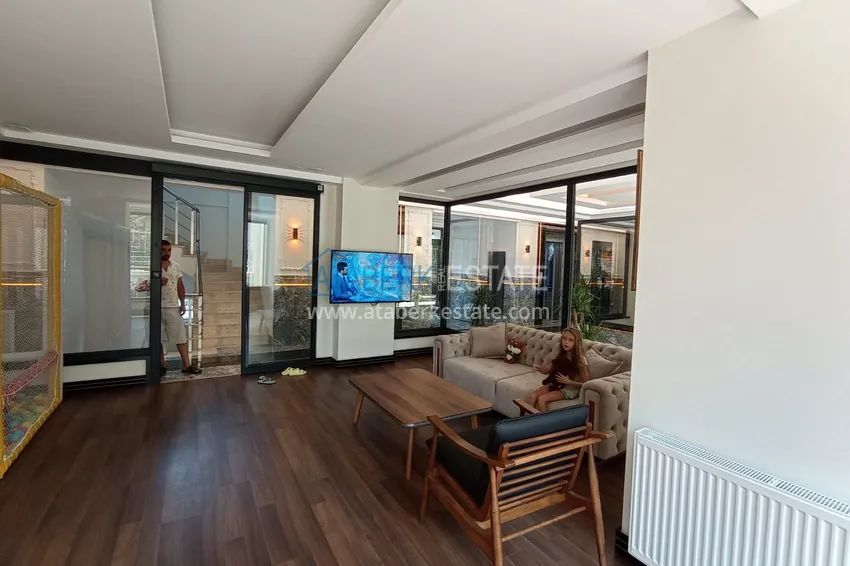 Квартира в Махмутларе с чистовой отделкой, в комплексе европейского типа 10 