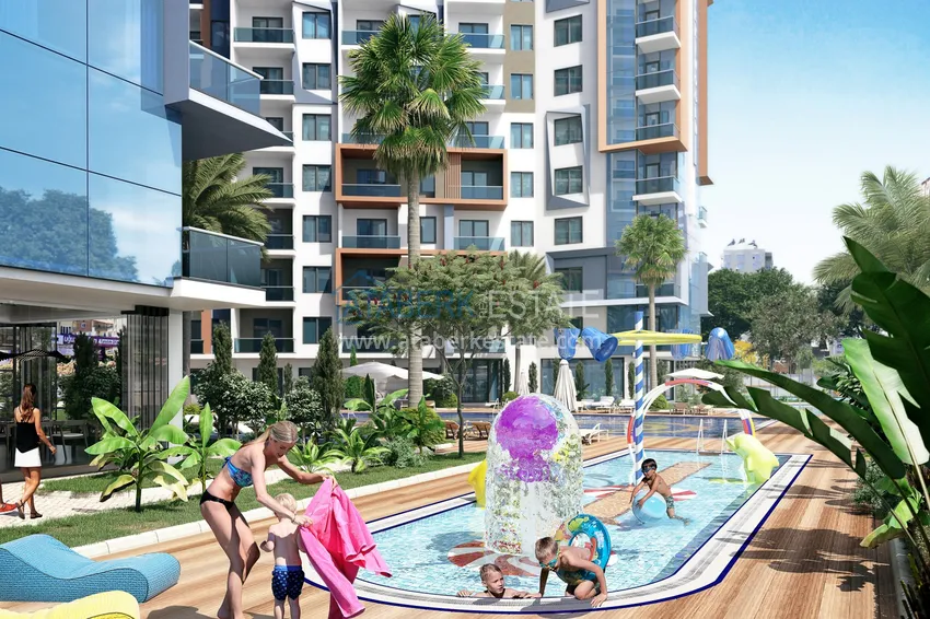 Квартиры от инвестора в строящемся жилом комплексе - Махмутлар, Алания 10 