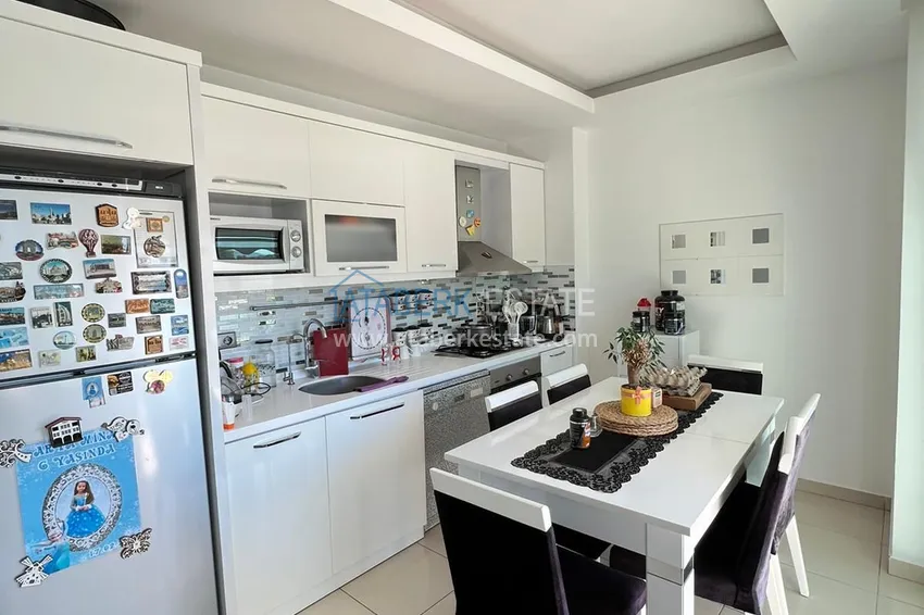 Приобрести Квартира с двумя спальнями, мебелью, видом на море и горы – Тосмур, Алания 10