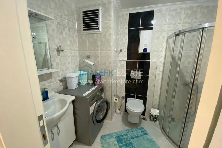 Приобрести Меблированная трехкомнатная квартира в современном комплексе Авсаллар, Алания 10 