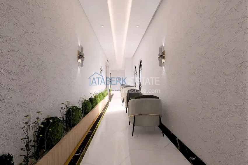 Новый проект элитной резиденции с отельной инфраструктурой Алания - Авсаллар 31 