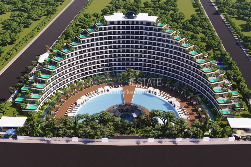 Жилой комплексе отельного типа на этапе строительства в Анталии – Алтынташ! Квартиры напрямую от надежного застройщика 10