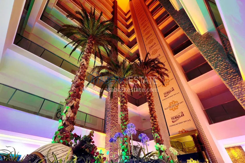 Квартира с двумя спальнями, мебелью, видом на море и горы – Тосмур, Алания 10