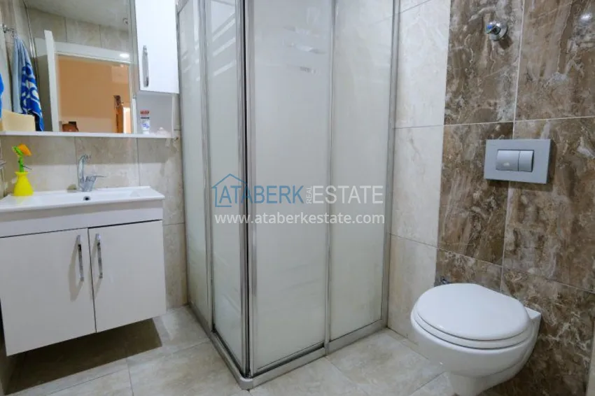 Приобрести Квартира в центре Алании трехкомнатная, с мебелью и застекленным балконом 13 