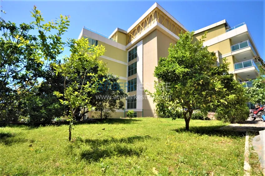 Апартаменты 1+1 с мебелью и видом на горы в районе Кестель, Алания 10 